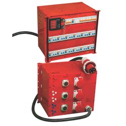63 Amp Db 3 x 32A 3Phase / 3 x Socapex / 6 x15A outs 